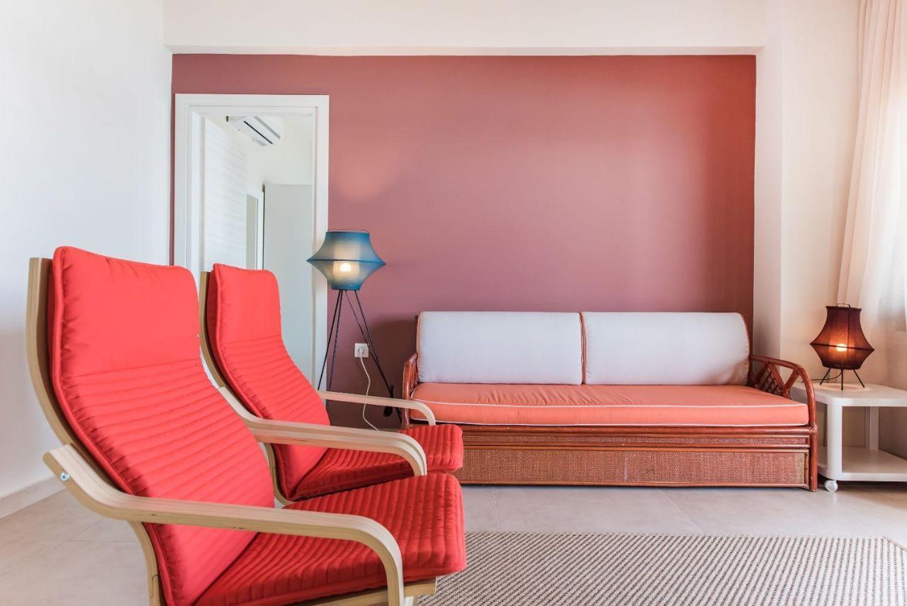 Nereus & Oceanus Beachfront Apartments, Lagonisi Beach #Feelslikehome أورموس باناجياس المظهر الخارجي الصورة